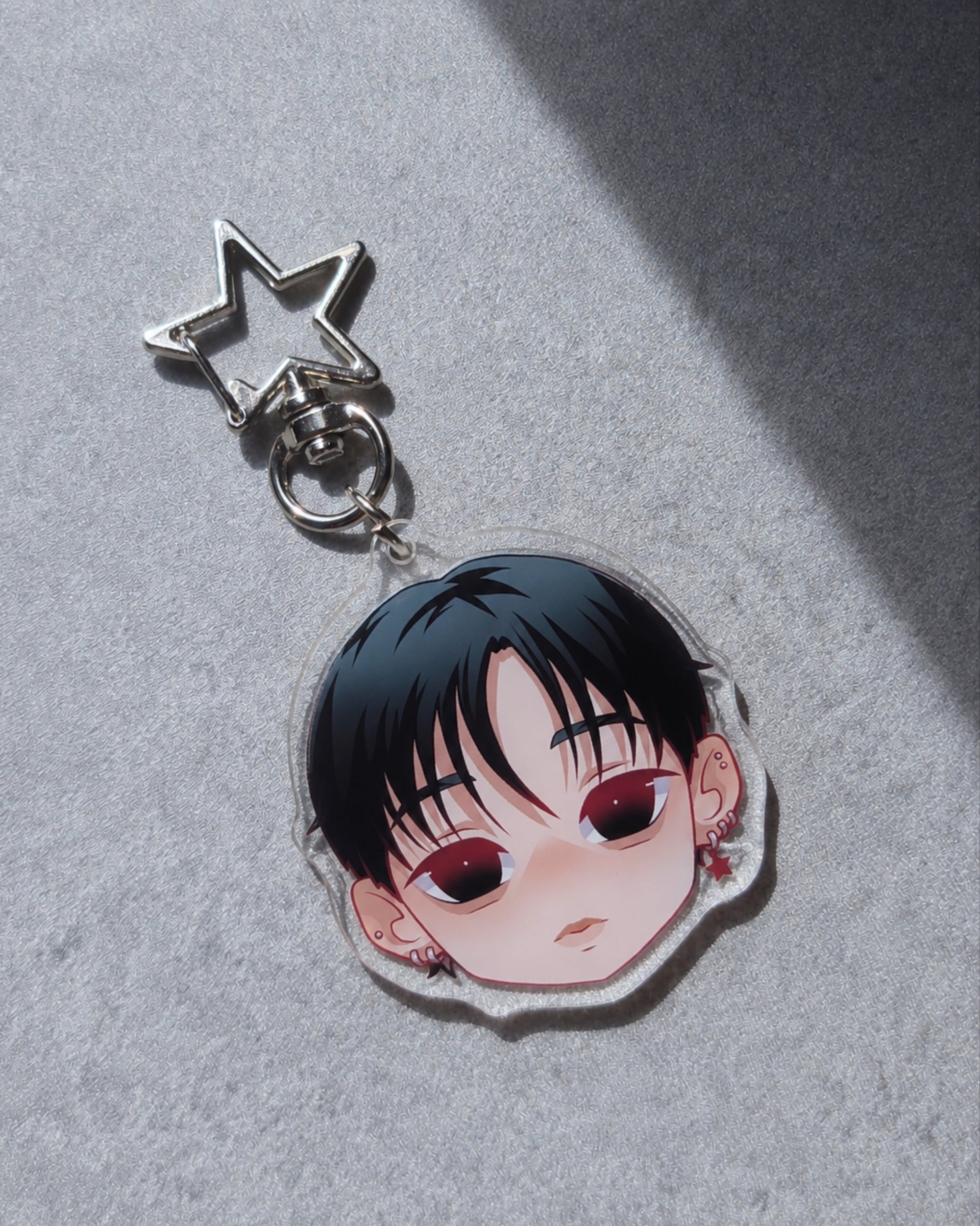 Lee Know Illustrated Keychain
