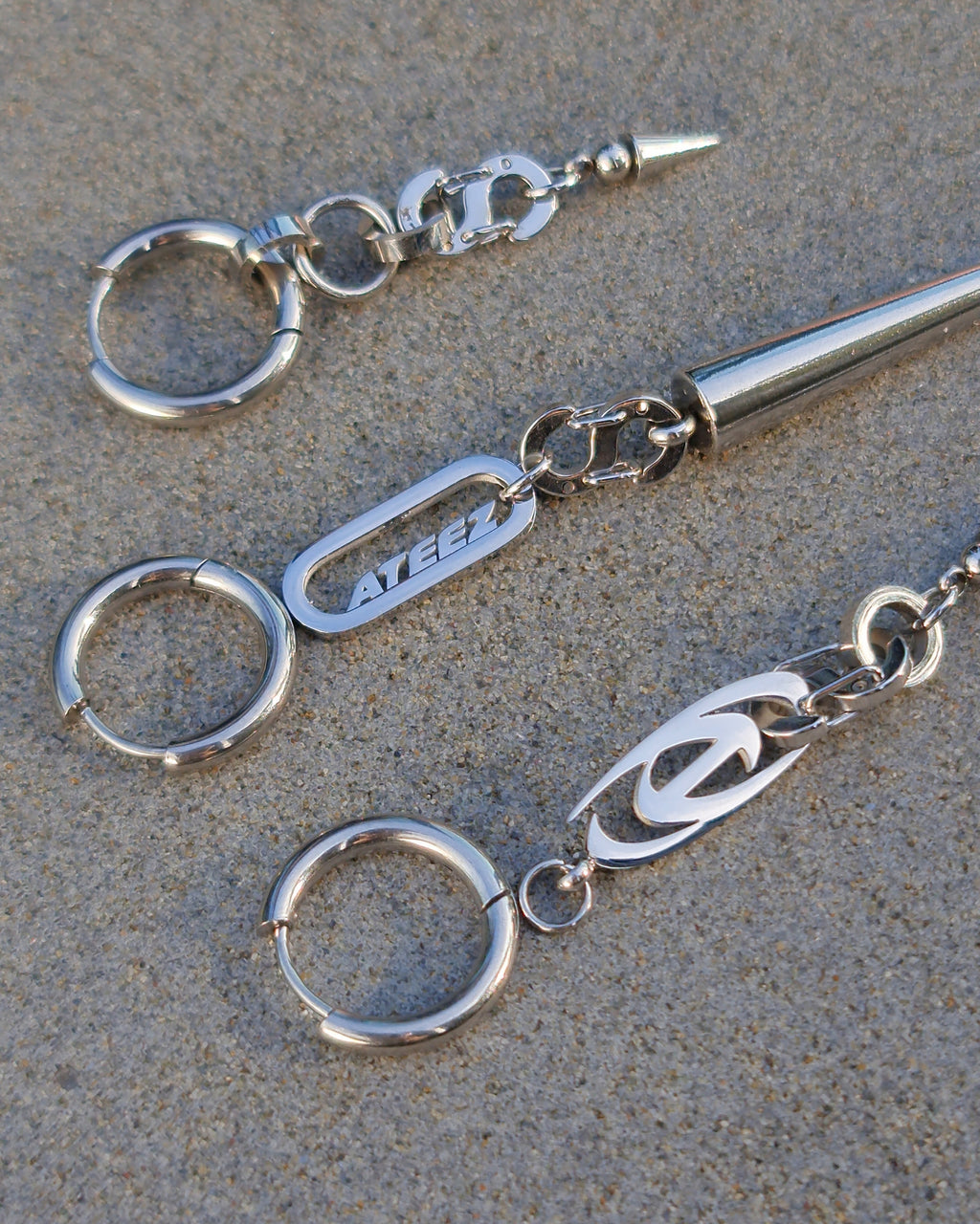 Ateez Mini S - Biner and Spike Earring Set - Nikaneko