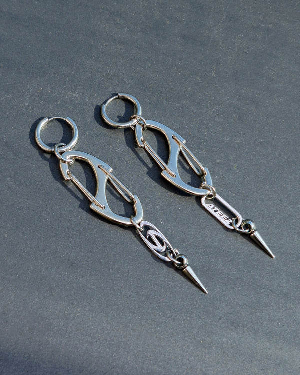 Ateez S-Biner Spike Earrings