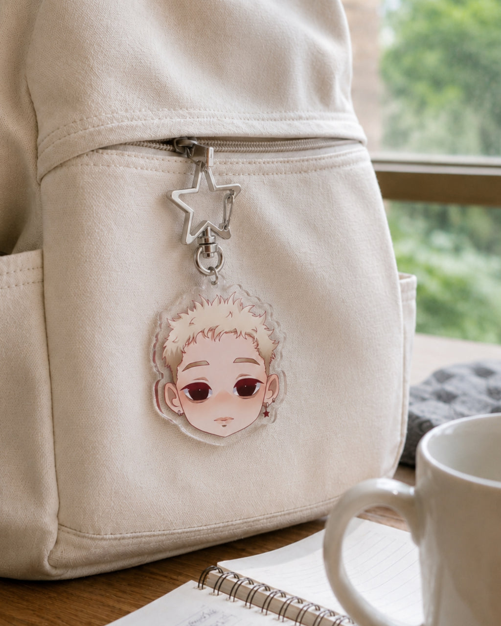 Bang Chan Illustrated Keychain