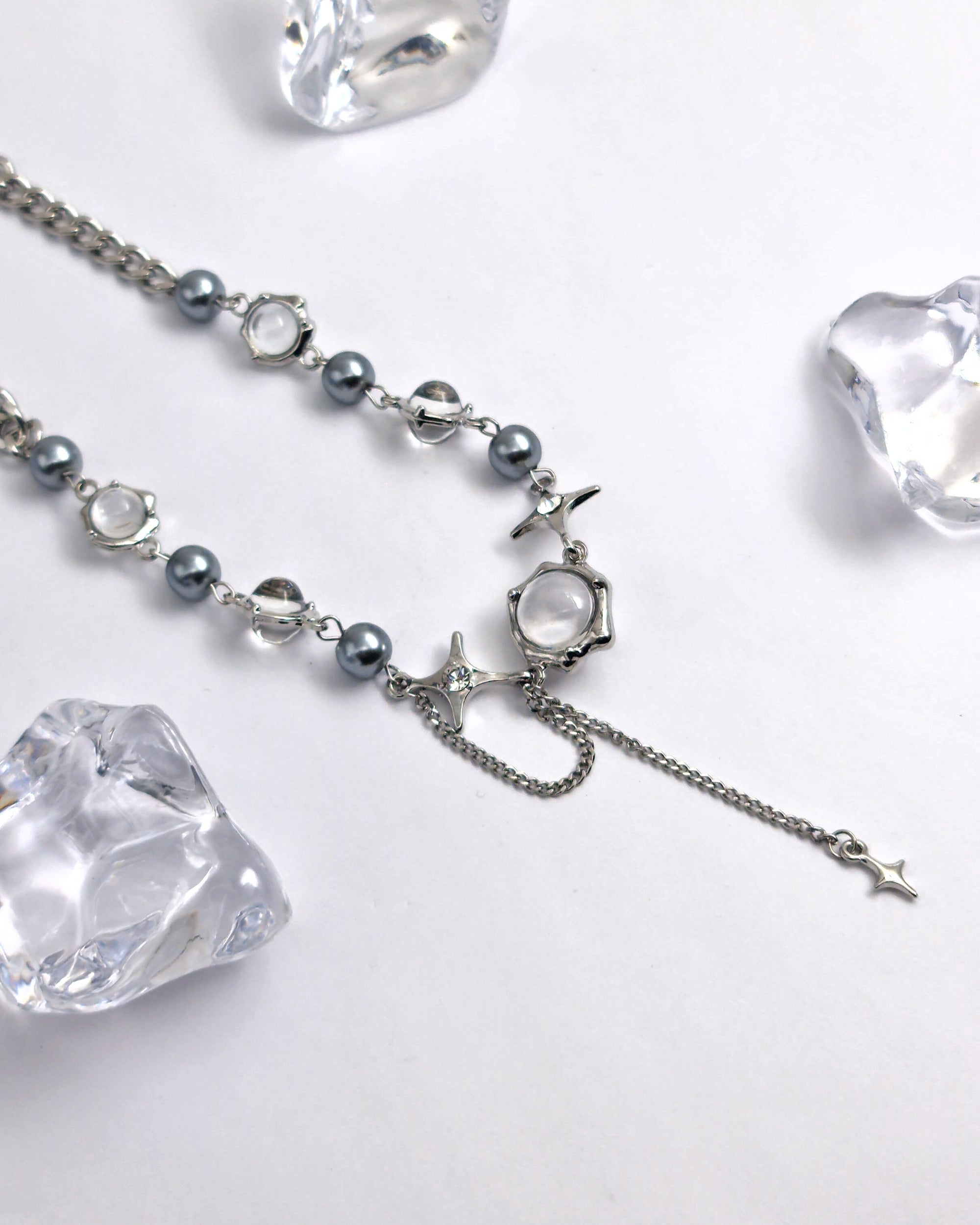 Crystal Orb Necklace - Nikaneko