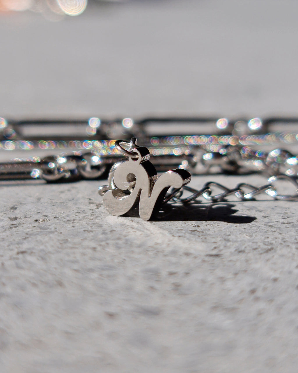Double Layer Necklace with Snake Chain - Nikaneko