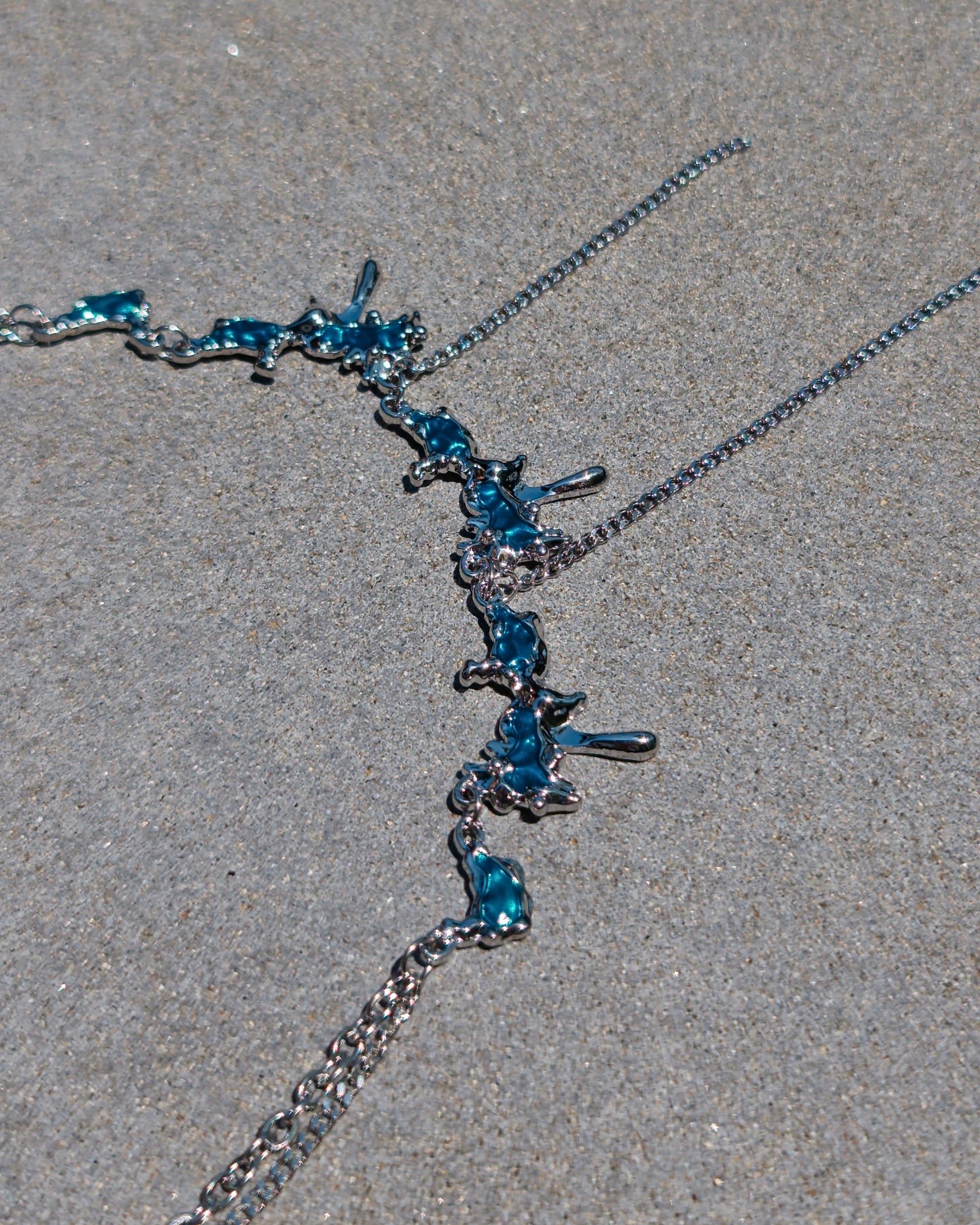 Ocean Blue Necklace - Nikaneko