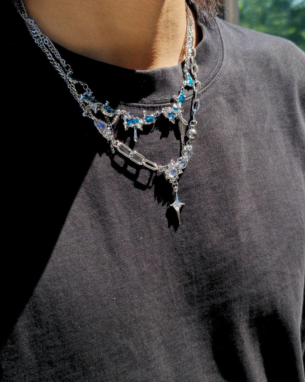 Ocean Blue Necklace - Nikaneko