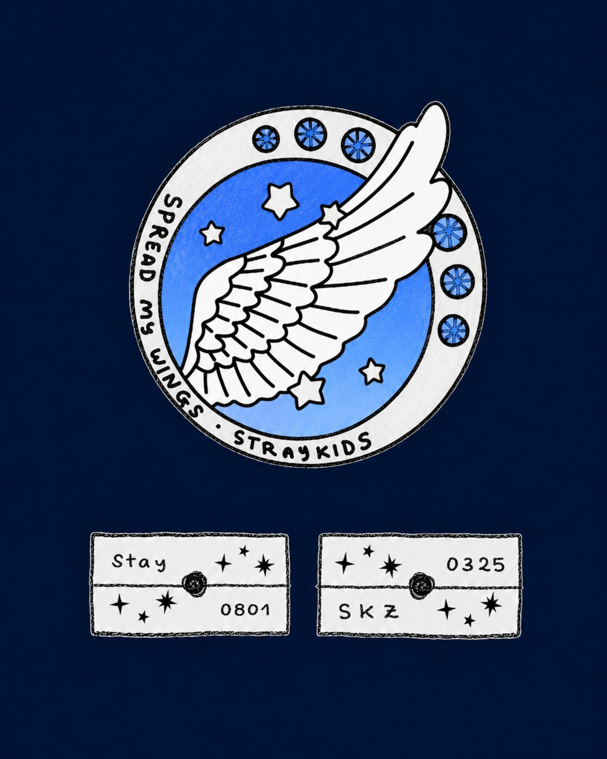 Spread My Wings Stray Kids Charm Bracelet