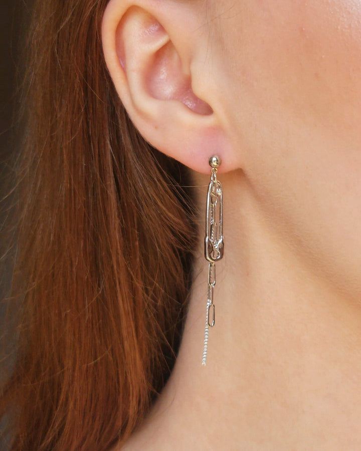 Safety Pin Earrings - Nikaneko